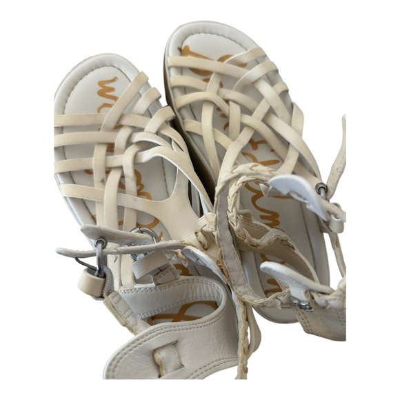 Sam Edelman Geana Women's Cream Gladiator Strappy Sandals 7 - Picture 6 of 6